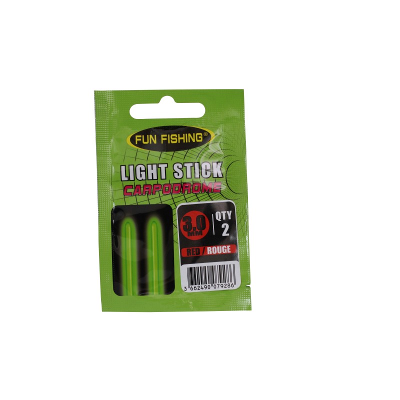 ANTENNE LUMINEUSE (LIGHT STICK) 3,0MM - ROUGE - X2 