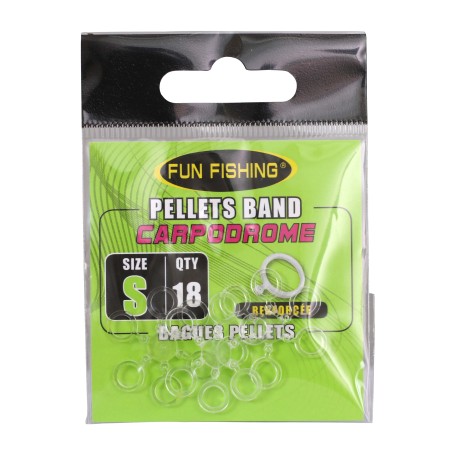 BAGUES PELLETS (PELLETS BAND) X 3 - TAILLE S - (POUR PELLETS 7/10MM) - 