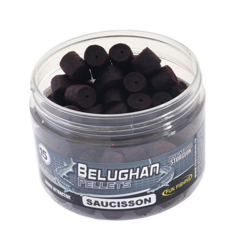 BELUGHAN - PELLETS PERCES - 250GR - 16MM - SAUCISSON 