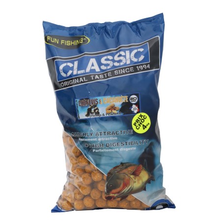 CLASSIC - BOUILLETTES - 4KG - 20MM - CHENEVIS CACAHUETE 