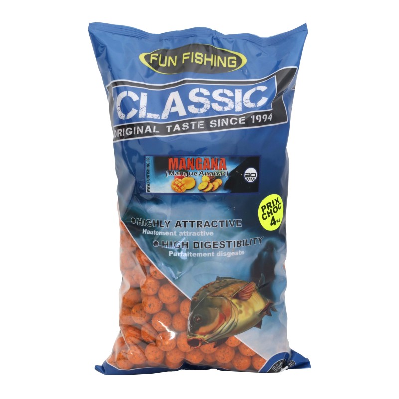 CLASSIC - BOUILLETTES - 4KG - 20MM - MOULE CRAB 