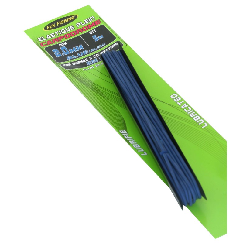 ELASTIQUE PLEIN - 6M - 2,0MM - BLEU 