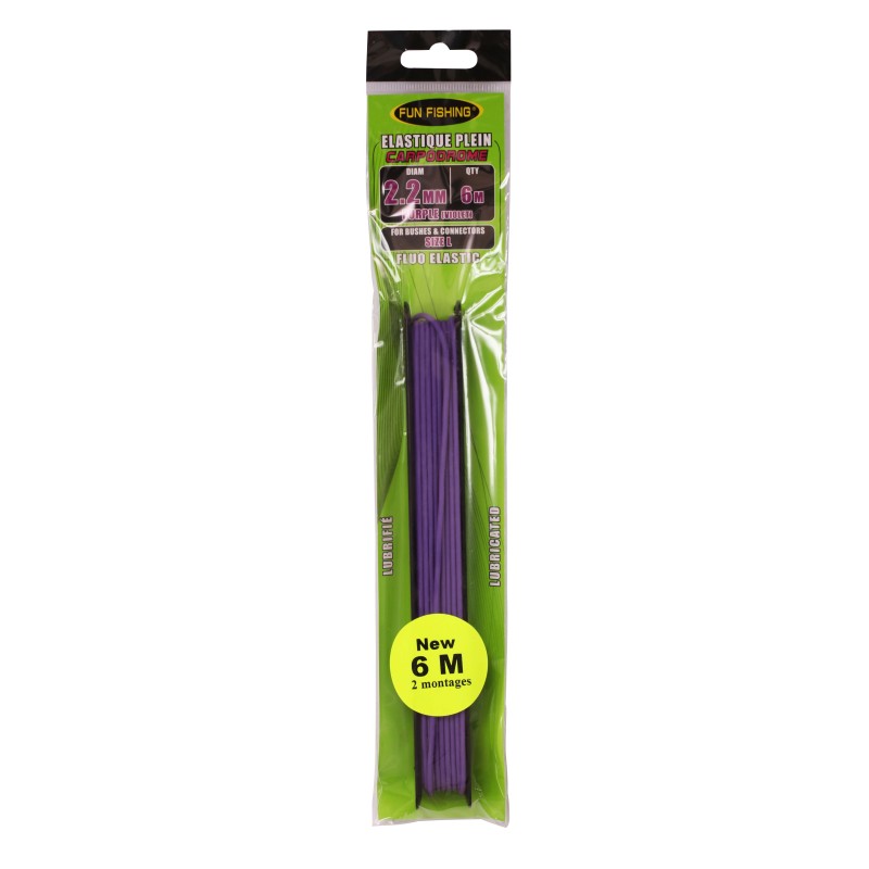 ELASTIQUE PLEIN - 6M - 2,2MM - VIOLET 