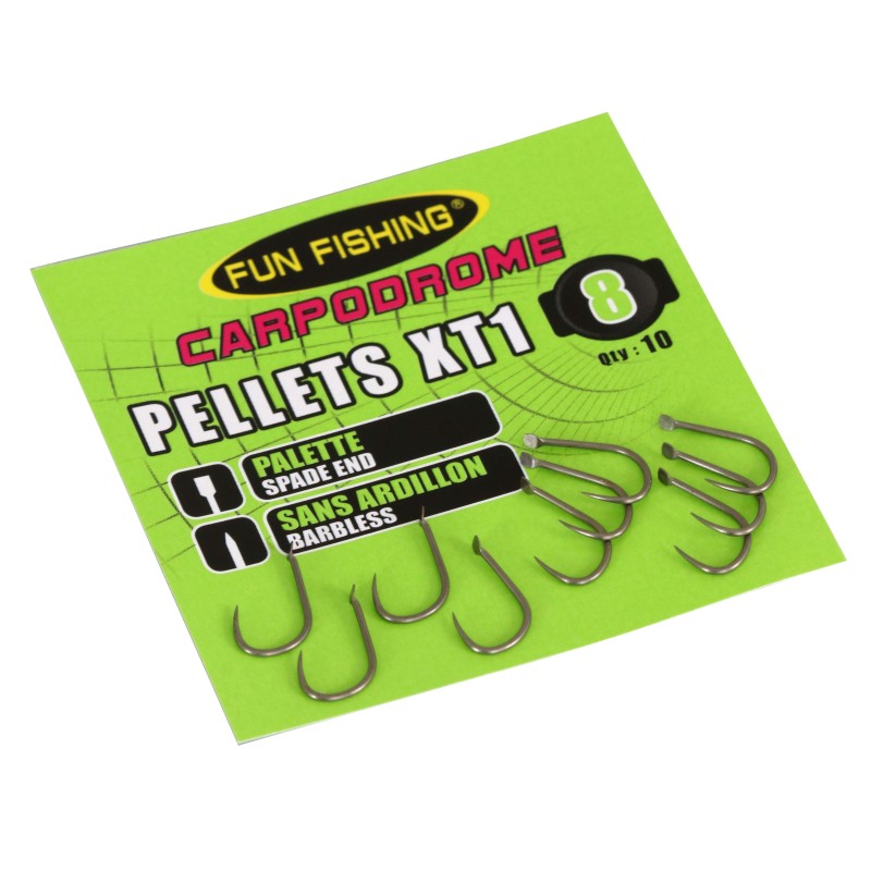 HAMECONS PELLETS XT1 (PALETTE SANS ARDILLON) X10 - TAILLE 8 