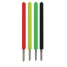 KIT ANTENNES SERIES PRO - 2,0MM (ROUGE, JAUNE, VERT, NOIR) - X8 