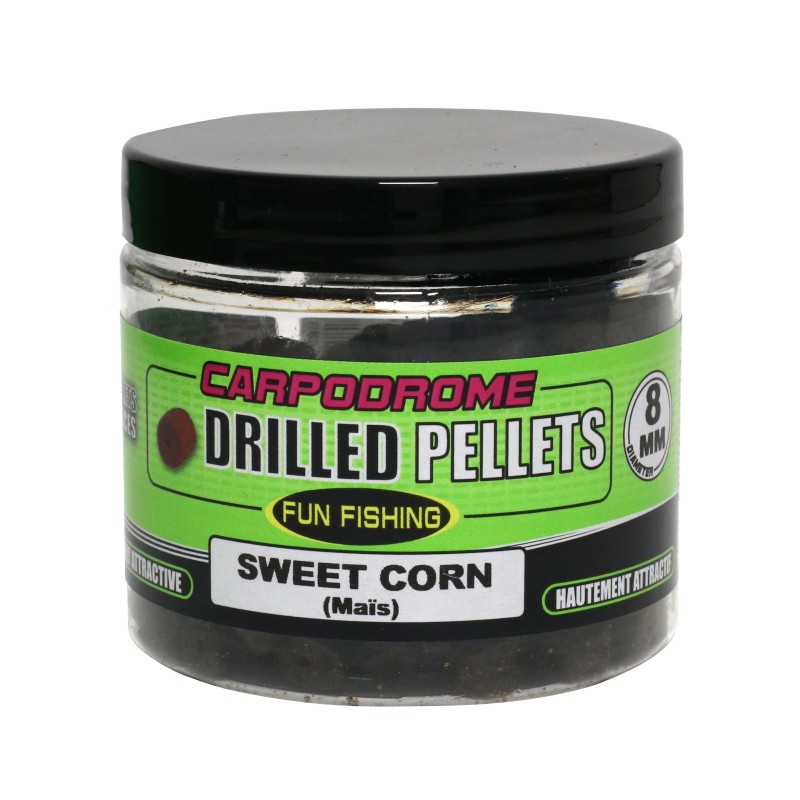PELLETS PERCES - 80GR - 8MM -  SWEET CORN 