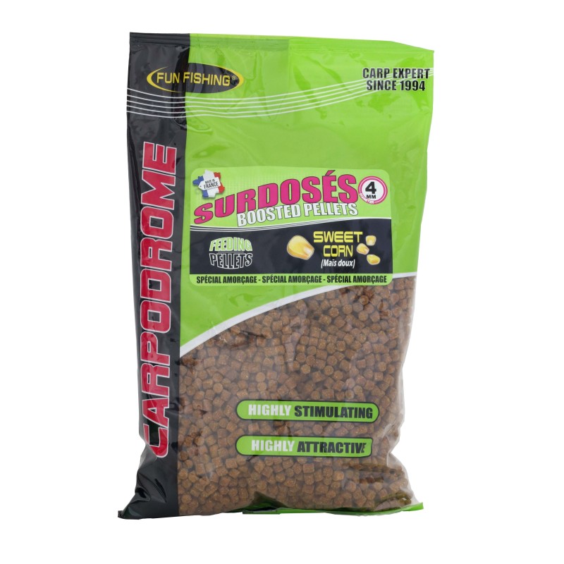 PELLETS SURDOSES - 700GR - 3MM - SWEET CORN 