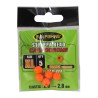 PERLE STRIPPA - ORANGE - 8MM X5 