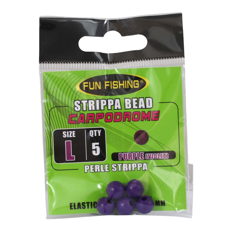 PERLE STRIPPA - VIOLET - 8MM X5 
