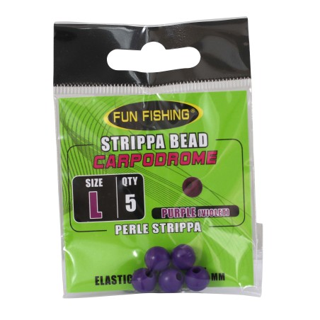 PERLE STRIPPA - VIOLET - 8MM X5 