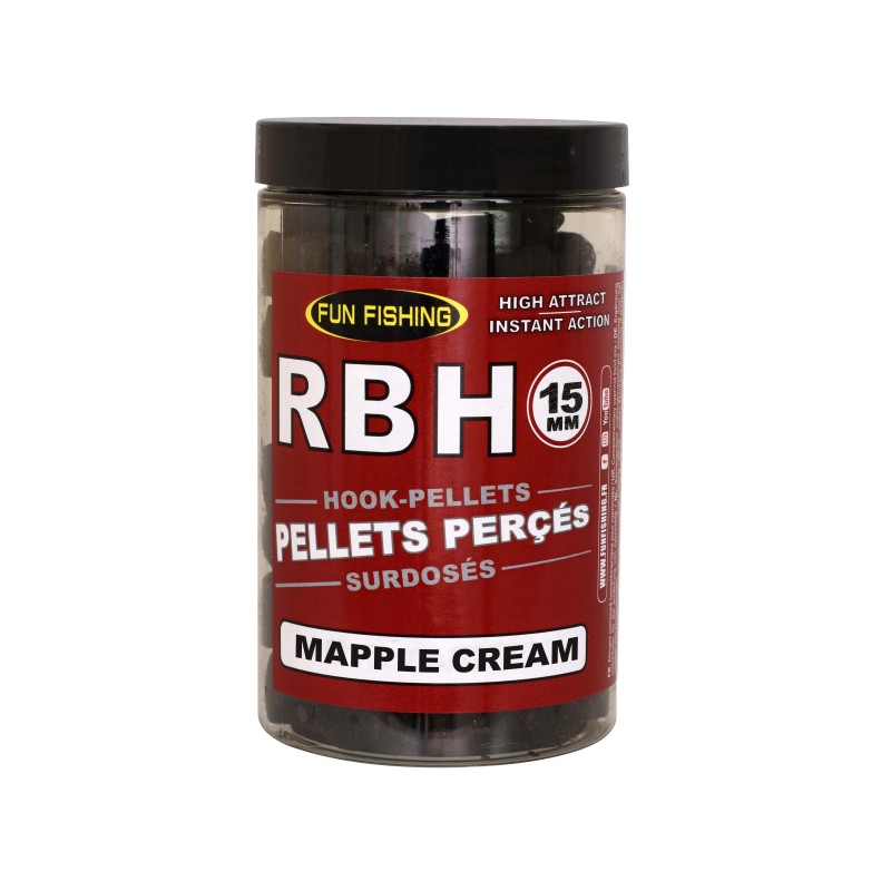 RBH - PELLETS PERCES - 230GR - 15MM - MAPPLE CREAM 