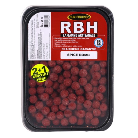 RBH BOILIES 800GR - 15MM - SPICE BOMB 
