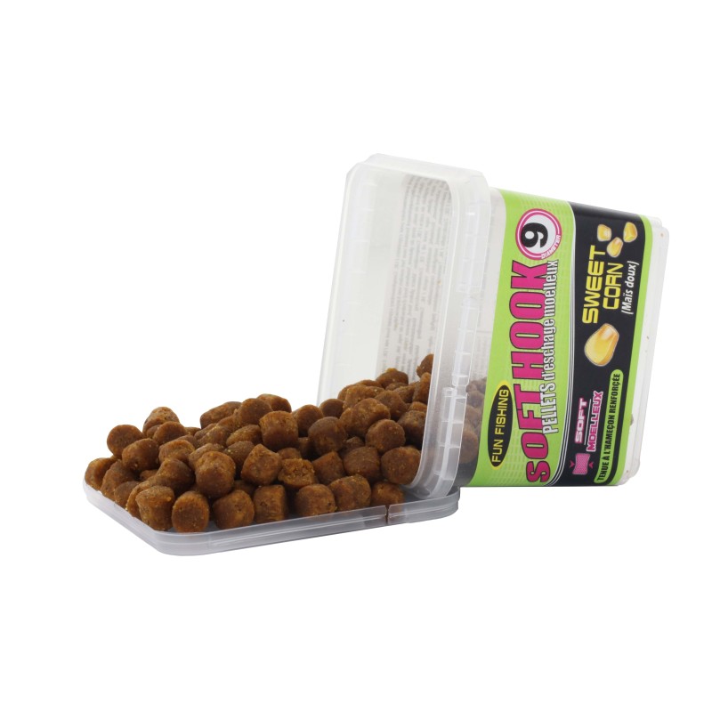 SOFT HOOKS PELLETS - 105GR - 9MM - SWEET CORN 