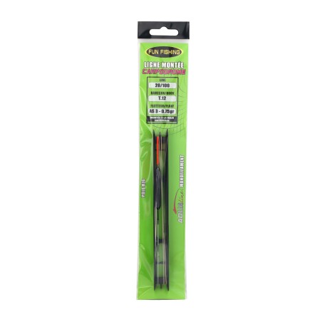 LIGNE MONTEE AS3 - 0,30GR - HAM T12 - 20/100 - 4M 