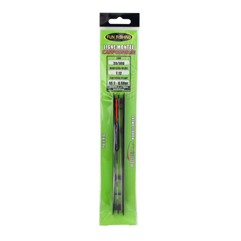 LIGNE MONTEE AS3 - 0,50GR - HAM T12 - 20/100 - 4M 