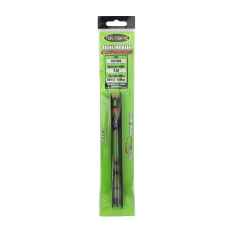LIGNE MONTEE PATE 5 - 0,60GR - HAM T10 - 25/100 - 4M 