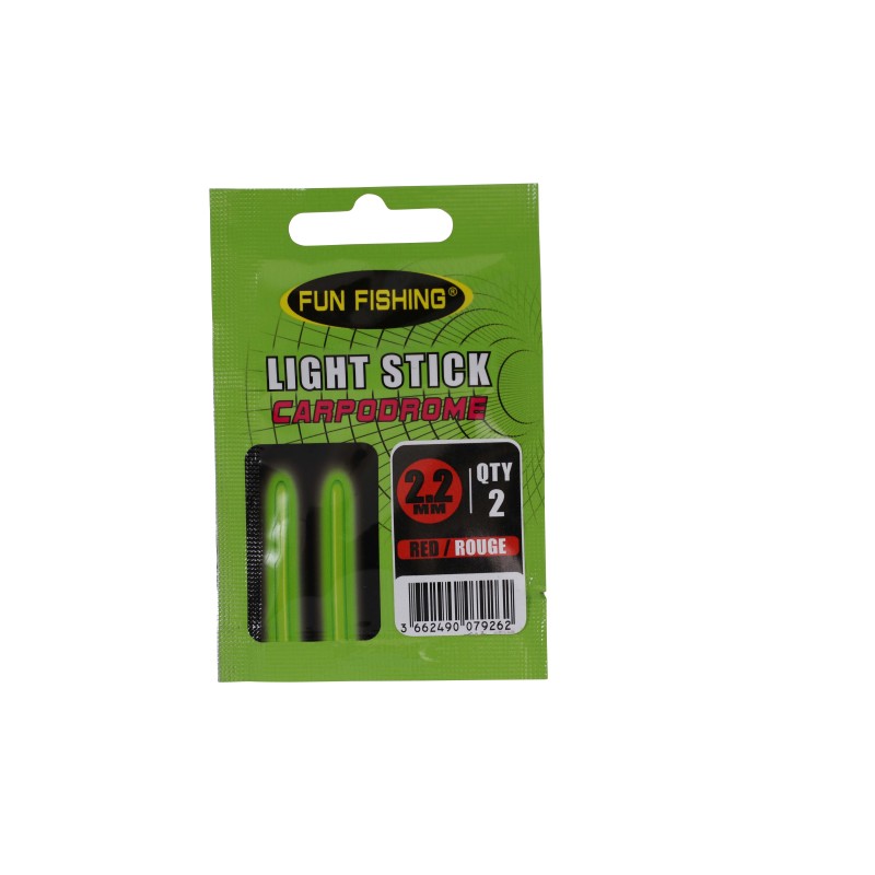 ANTENNE LUMINEUSE (LIGHT STICK) 2,2MM - ROUGE - X3 