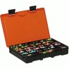 STORAGE BOX 361 - BOITE PLATE 27X17X4,3CM NOIRE&ORANGE ROK FISHING PERFORMANCE