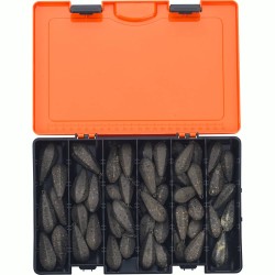 STORAGE BOX 361 - BOITE PLATE 27X17X4,3CM NOIRE&ORANGE ROK FISHING PERFORMANCE