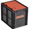 CAISSE DE RANGEMENT NOIRE 40X30X32CM AVEC COUVERCLE ROK FISHING PERFORMANCE
