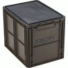 CAISSE DE RANGEMENT MARRON-VERT 40X30X32CM AVEC COUVERCLE ROK FISHING PERFORMANCE