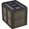 CAISSE DE RANGEMENT MARRON-VERT 40X30X32CM AVEC COUVERCLE ROK FISHING PERFORMANCE