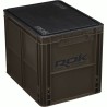 CAISSE DE RANGEMENT MARRON-VERT 40X30X32CM AVEC COUVERCLE ROK FISHING PERFORMANCE