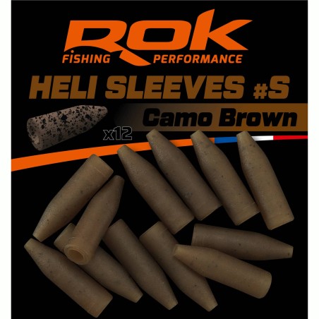 HELI SLEEVE _S / CAMO BROWN - MANCHON HELICOPTER _S CAMO BROWN ROK FISHING PERFORMANCE