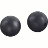 RUBBER BEADS Ø8 BLACK - PERLES SOFTS Ø8 NOIRES ROK FISHING PERFORMANCE