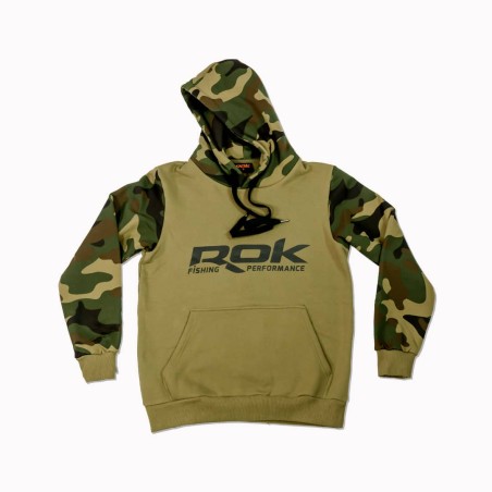 ROK CAMO HOODIE - L / SWEAT ROK CAMO - TAILLE L ROK FISHING PERFORMANCE