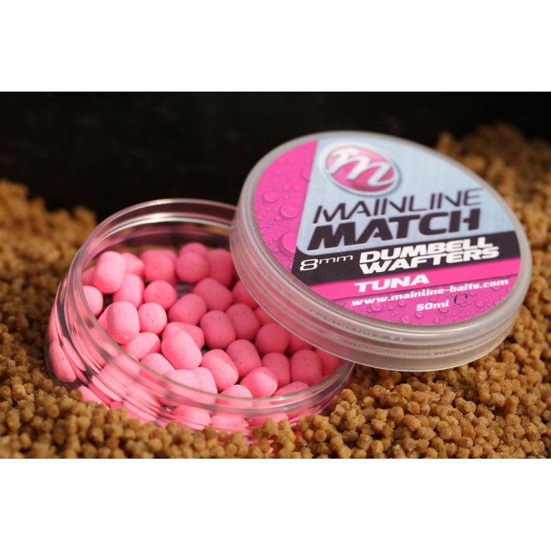 DUMBELL WAFTERS 10MM - PINK - TUNA 50G MAINLINE