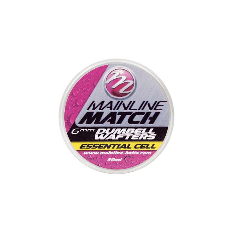 MATCH DUMBELL WAFTERS YELLOW ESSENTIAL CELL - 6MM MAINLINE