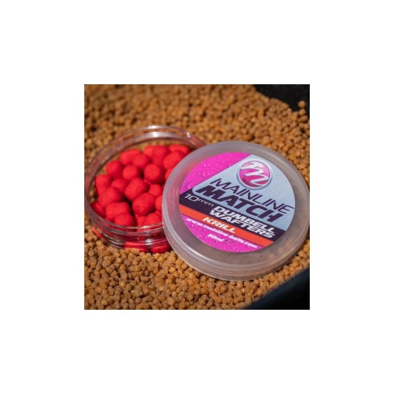 MATCH DUMBELL WAFTERS RED KRILL - 10MM MAINLINE