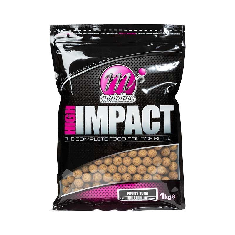 HIGH IMPACT BOILIES FRUITY TUNA 20 MM 1KG MAINLINE