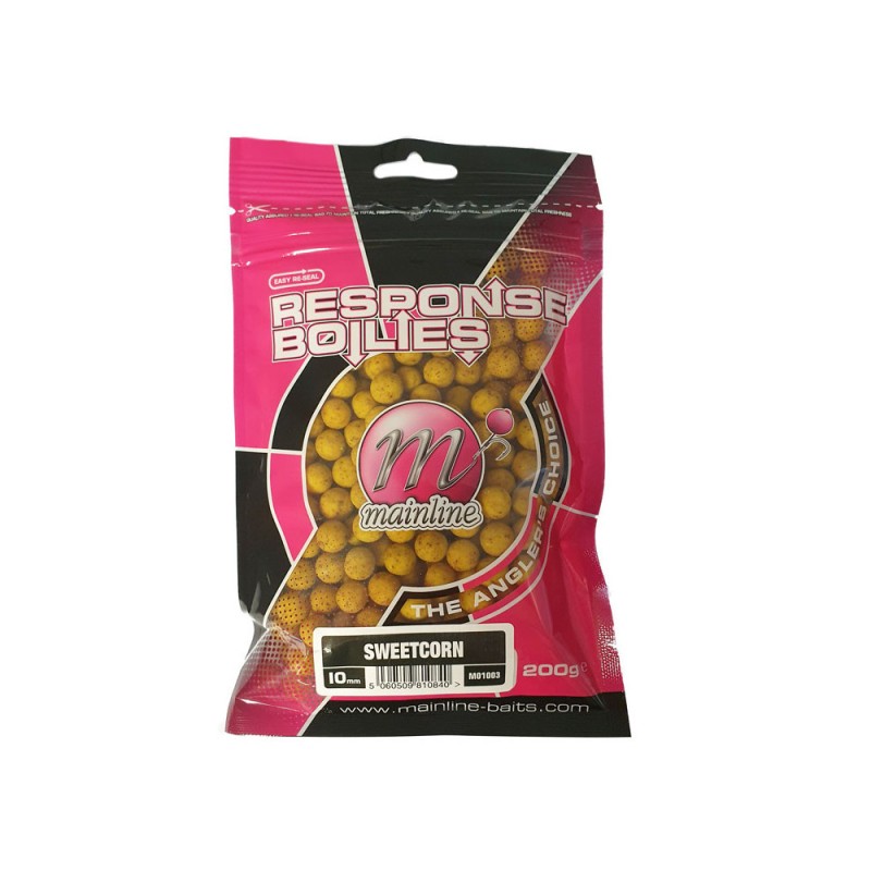 SHELF LIFE READY MADE BOILIES SWEETCORN 10 MM MAINLINE