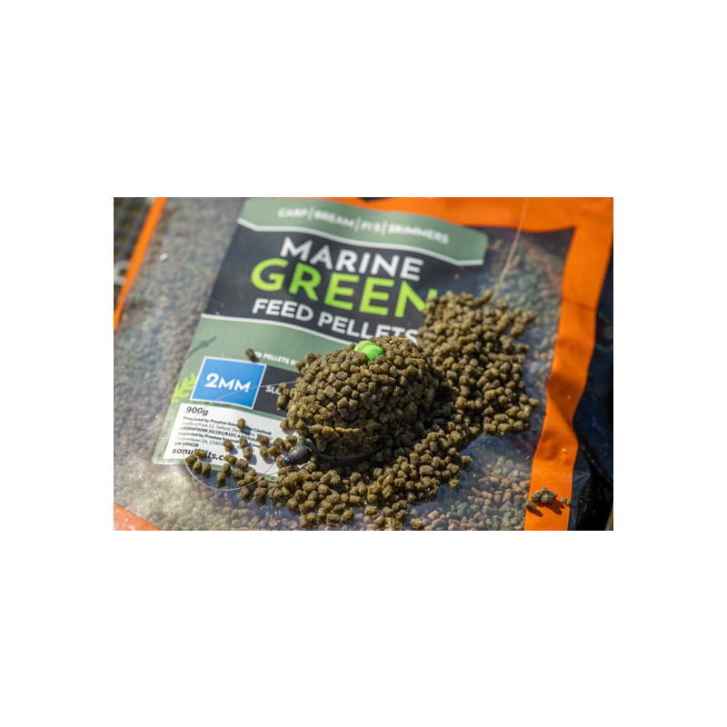 MARINE GREEN FEED - 4MM (900GR) SONUBAITS