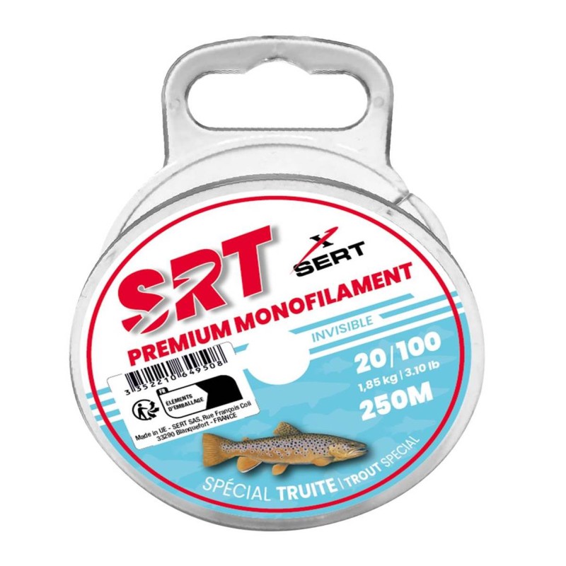 NYLON SPÉCIAL TRUITE 16MM 150M INVISIBLE SRT SRT