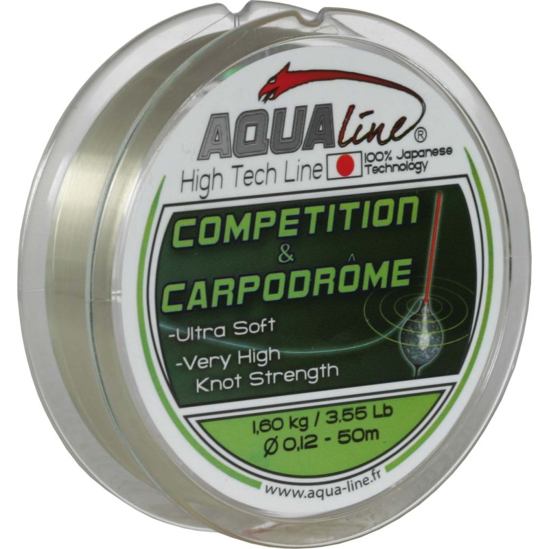 COMPETITION & CARPODROME - 0,085MM - 0,90KG - 50M - GRIS CLAIR FUN FISHING