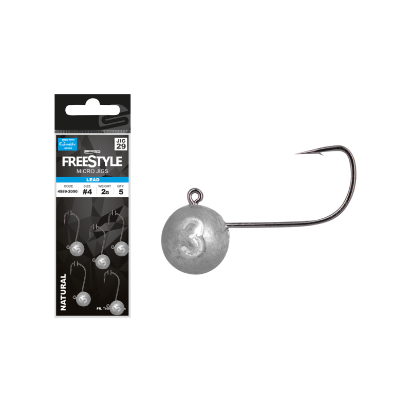 MICRO JIG29 NATURAL 3G taille 1/0 SPRO FREESTYLE