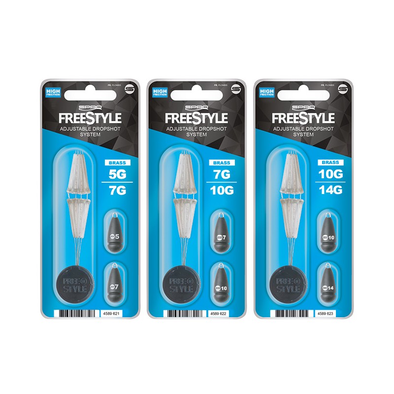 ADJUSTABLE DROPSHOT SYSTEM 5+7gr SPRO FREESTYLE