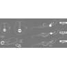 CHATTER BLADES CHROME 20MM SPRO FREESTYLE