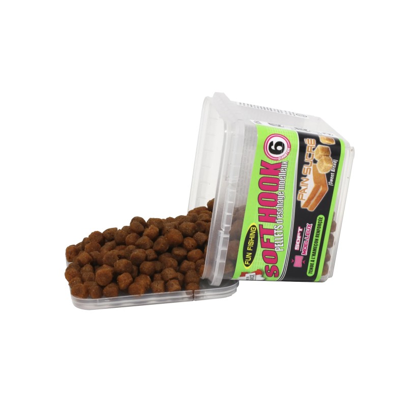 SOFT HOOKS PELLETS - 105GR - 9MM - PAIN SUCRÉ FUN FISHING