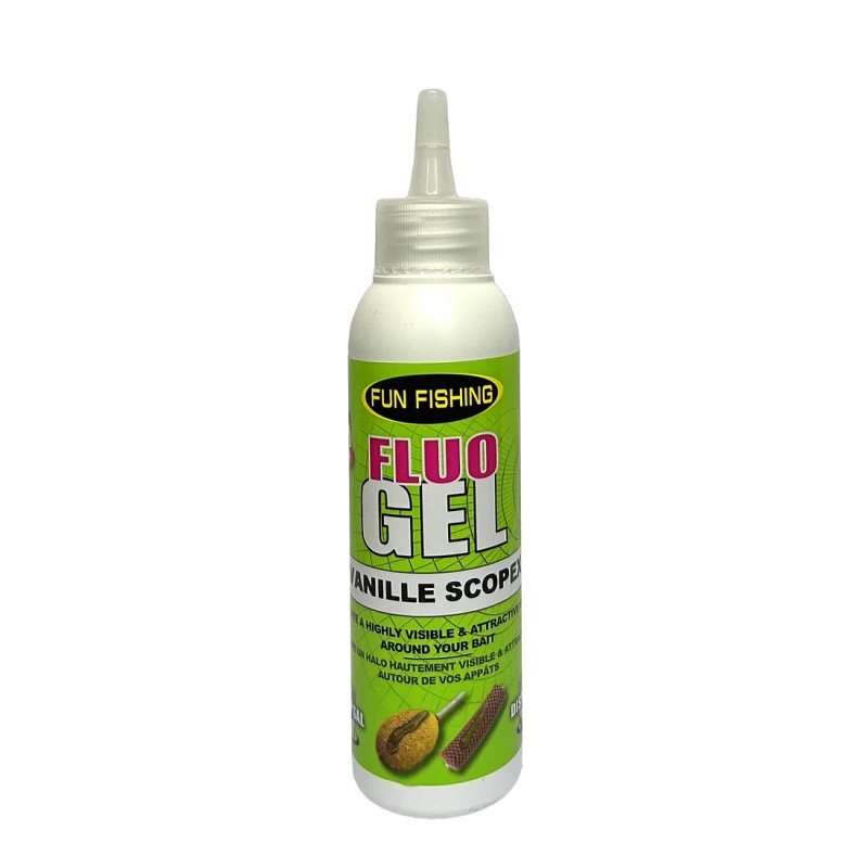 FLUO BOOSTER GEL 100ML - VANILLE SCOPEX FUN FISHING
