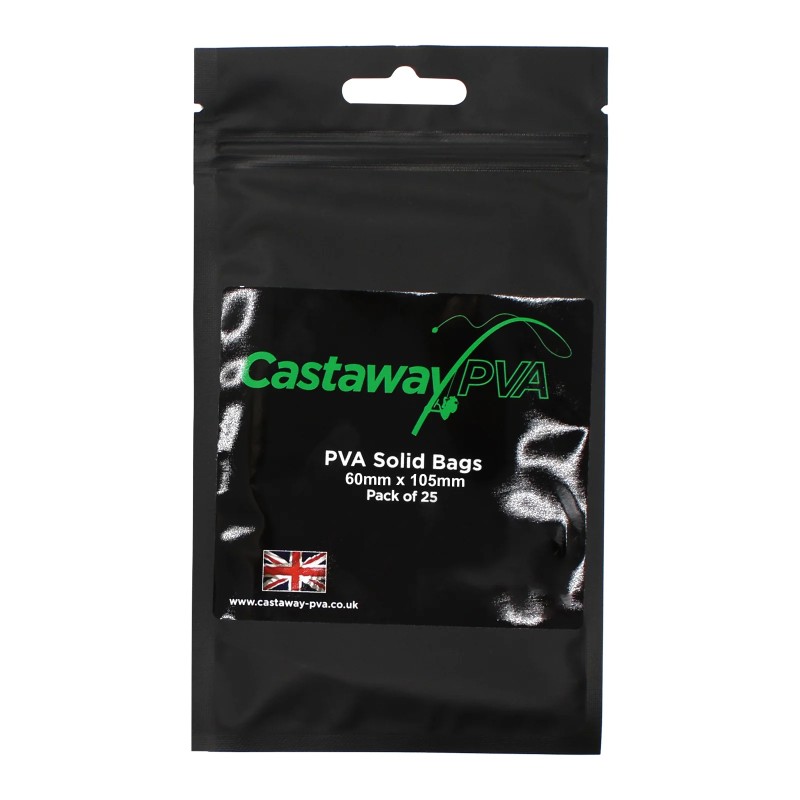 60MM X 105MM SOLID BAGS 25 CASTAWAY