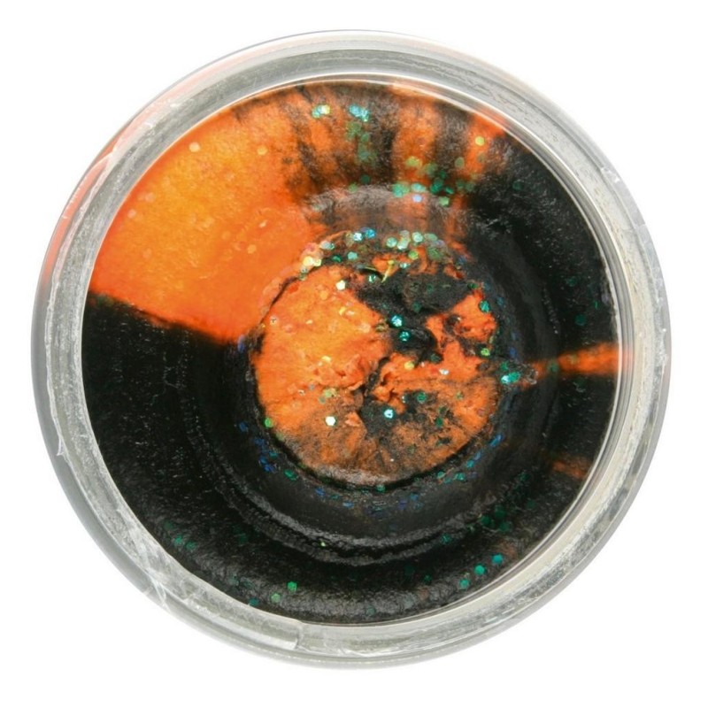 PÂTE À TRUITE EU NTGL TRTBT BLACK/ORANGE GLITTER 