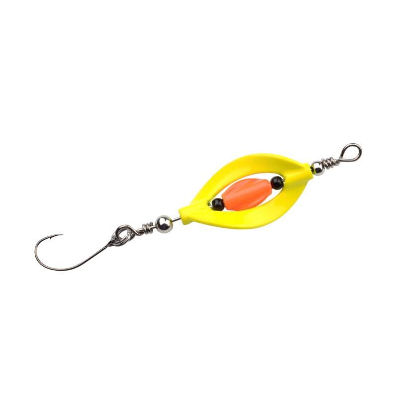 INCY DOUBLE SPIN SPOON SUNSHINE 3.3G TROUT MASTER