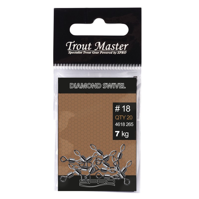 EMERILLONS DIAMOND SWIVEL _22 TROUT MASTER