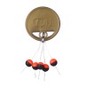 MINI PILOTS 5MM BLACK/RED TROUT MASTER