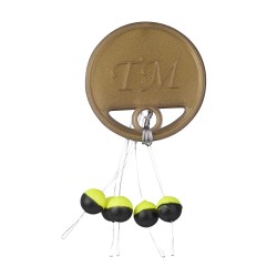 MINI PILOTS 5MM BLACK/YELLOW TROUT MASTER