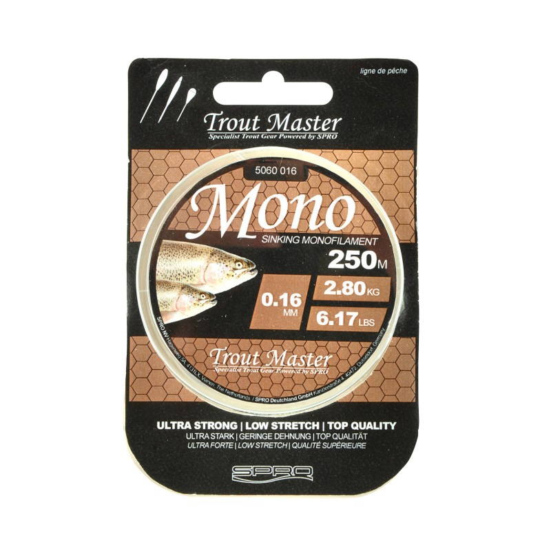 MONO 0.16/2.80KG 200M TROUT MASTER